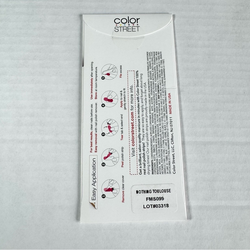 *Retired, HTF* Color Street: Nothing Toulouse | Pink Rose Gold Spring Pastel - Picture 4 of 6